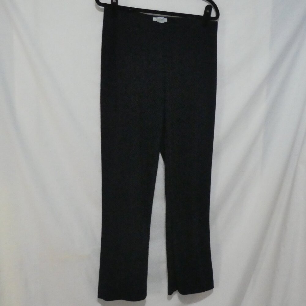 CLEO - Petites | medium P | Dark Blue Textured Straight Leg Pants - Trousers